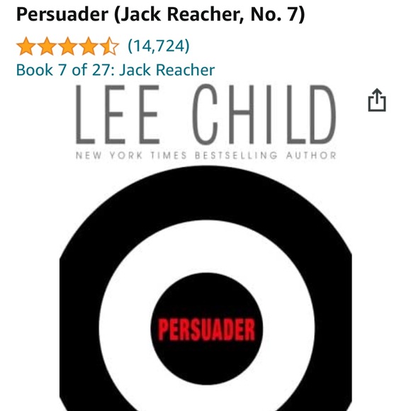 LEE CHILD “PERSUADER” JACK REACHER - Picture 10 of 10